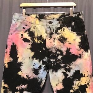 Custom Tye Dye Vintage Jeans Big Bud Press Magic Waters Inspired